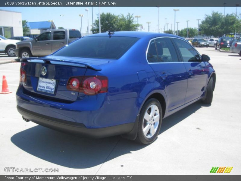 Laser Blue Metallic / Art Grey 2009 Volkswagen Jetta SE Sedan