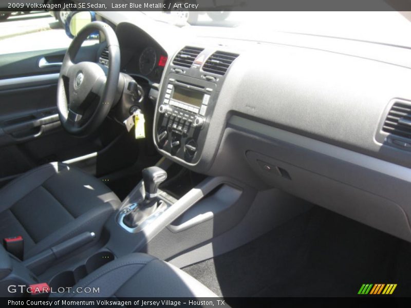 Laser Blue Metallic / Art Grey 2009 Volkswagen Jetta SE Sedan