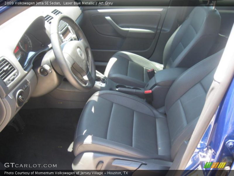 Laser Blue Metallic / Art Grey 2009 Volkswagen Jetta SE Sedan