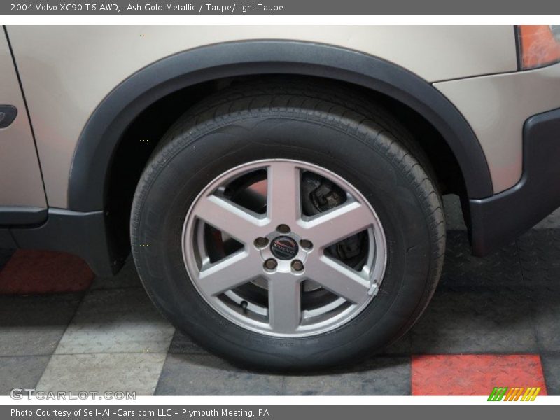 Ash Gold Metallic / Taupe/Light Taupe 2004 Volvo XC90 T6 AWD