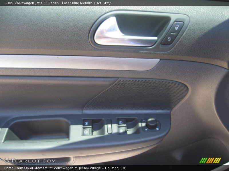 Laser Blue Metallic / Art Grey 2009 Volkswagen Jetta SE Sedan
