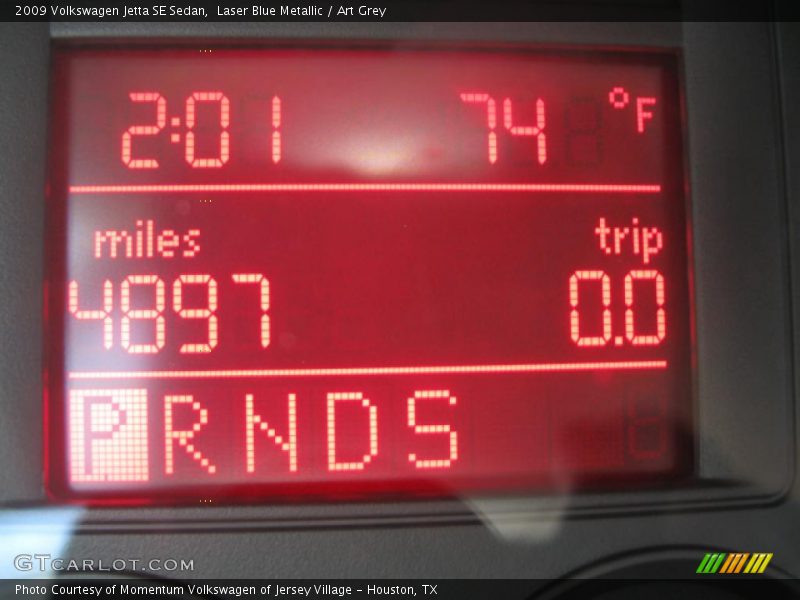 Laser Blue Metallic / Art Grey 2009 Volkswagen Jetta SE Sedan