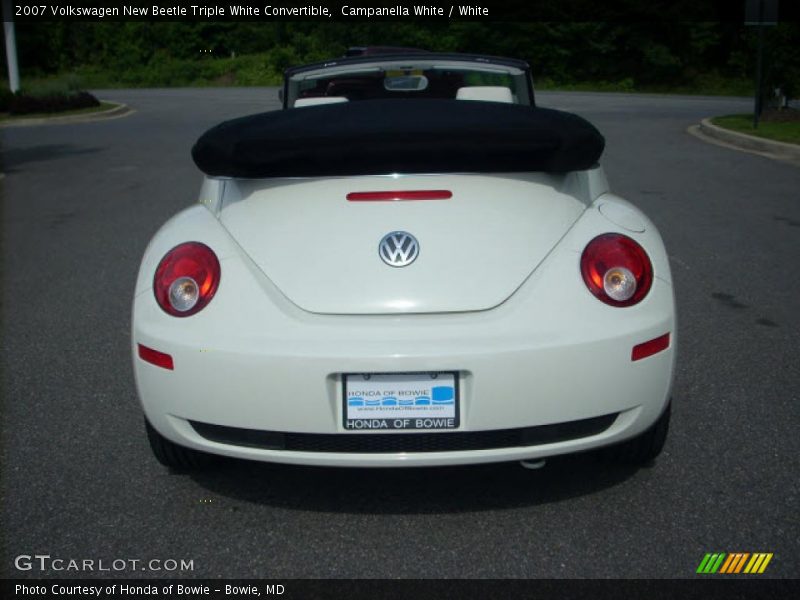 Campanella White / White 2007 Volkswagen New Beetle Triple White Convertible