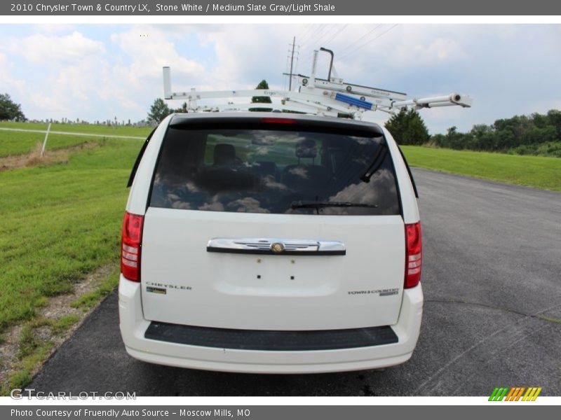 Stone White / Medium Slate Gray/Light Shale 2010 Chrysler Town & Country LX