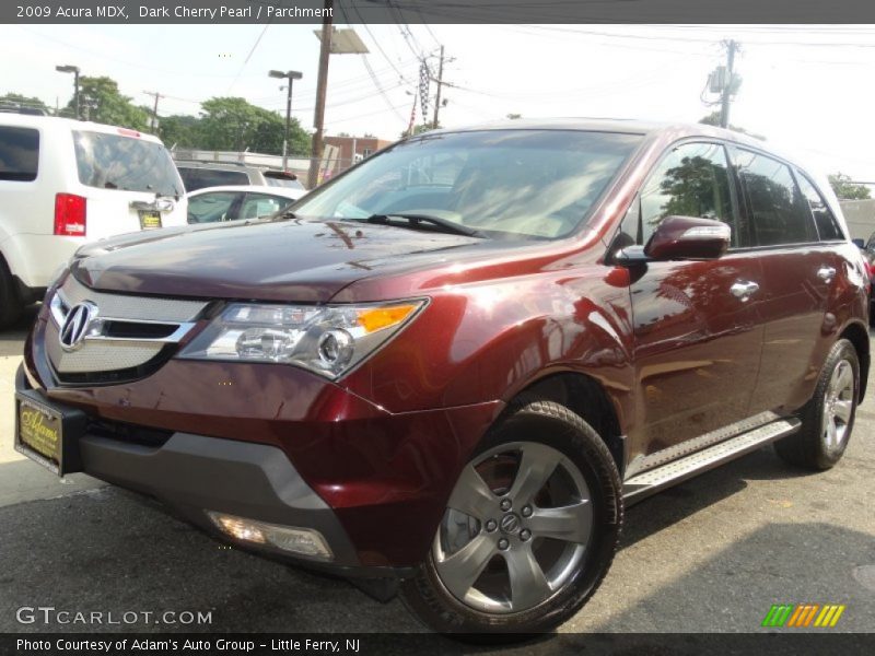 Dark Cherry Pearl / Parchment 2009 Acura MDX