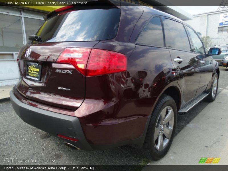 Dark Cherry Pearl / Parchment 2009 Acura MDX
