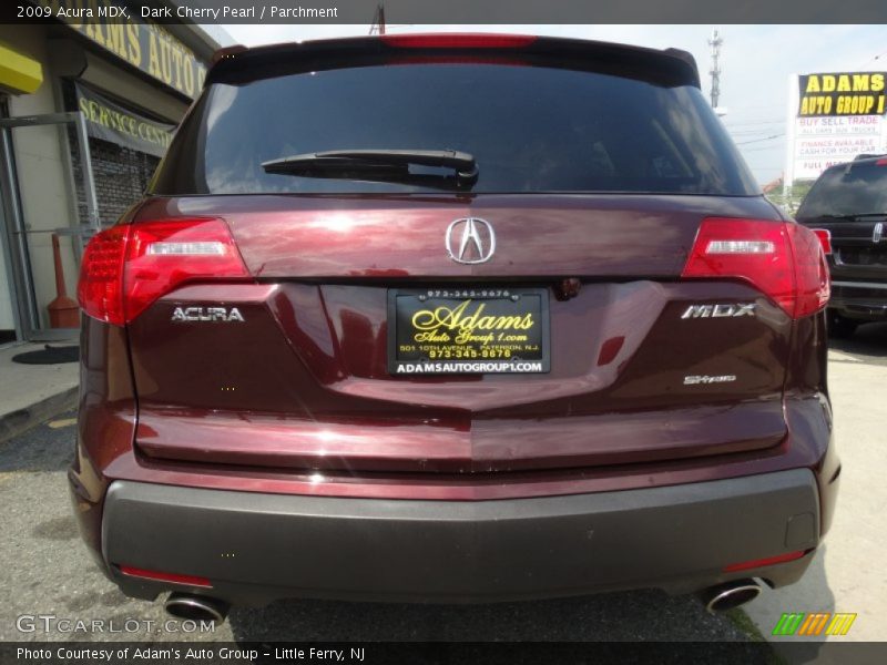 Dark Cherry Pearl / Parchment 2009 Acura MDX