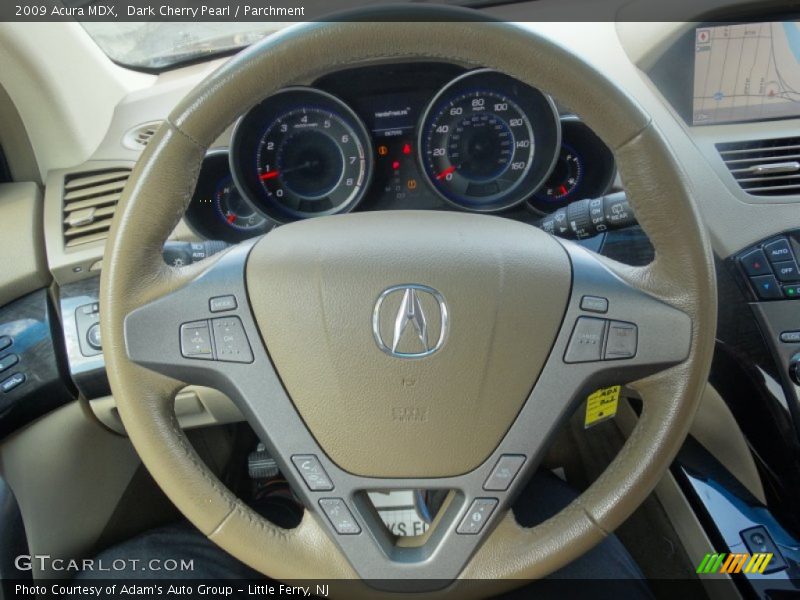 Dark Cherry Pearl / Parchment 2009 Acura MDX