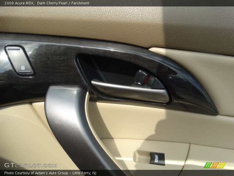 Dark Cherry Pearl / Parchment 2009 Acura MDX