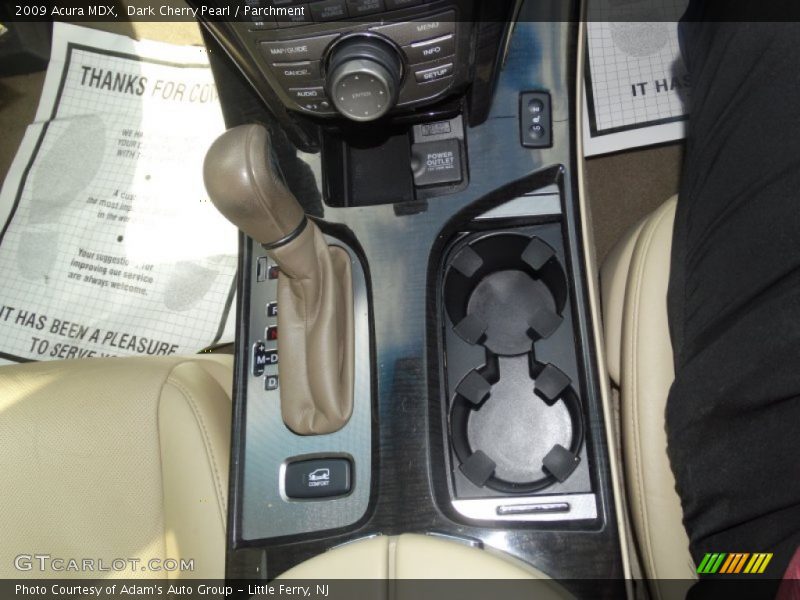 Dark Cherry Pearl / Parchment 2009 Acura MDX