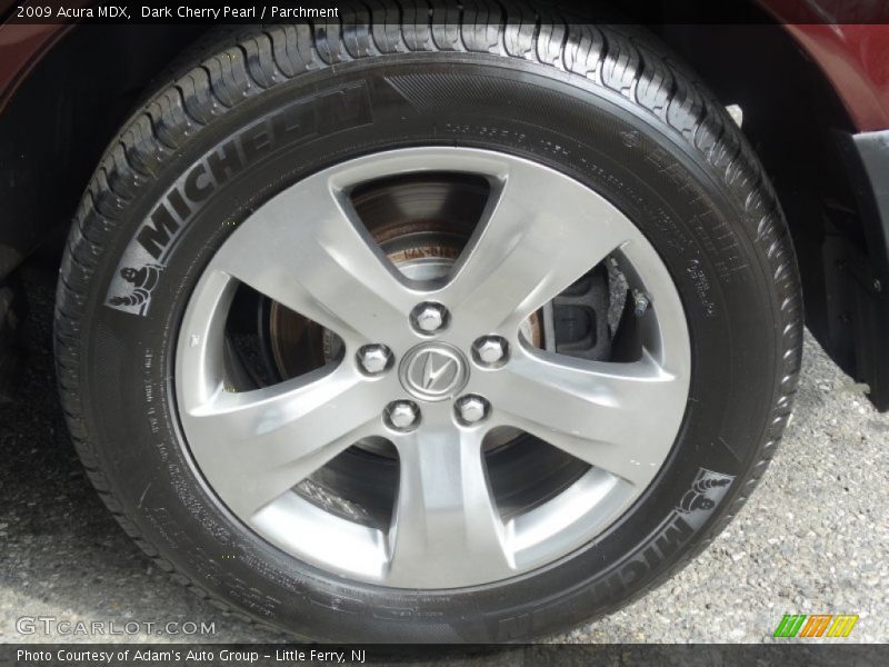 Dark Cherry Pearl / Parchment 2009 Acura MDX