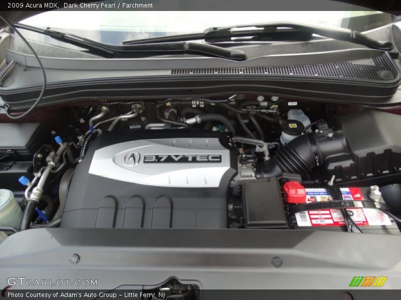 Dark Cherry Pearl / Parchment 2009 Acura MDX