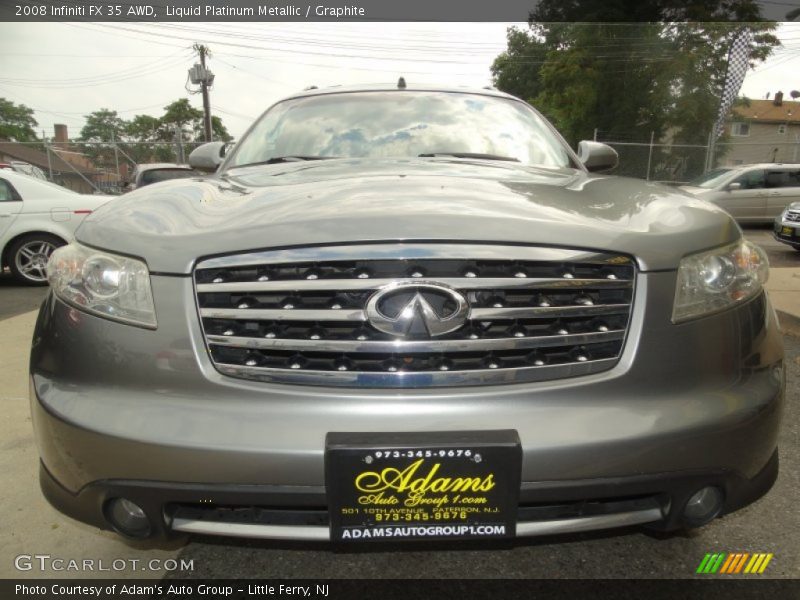 Liquid Platinum Metallic / Graphite 2008 Infiniti FX 35 AWD