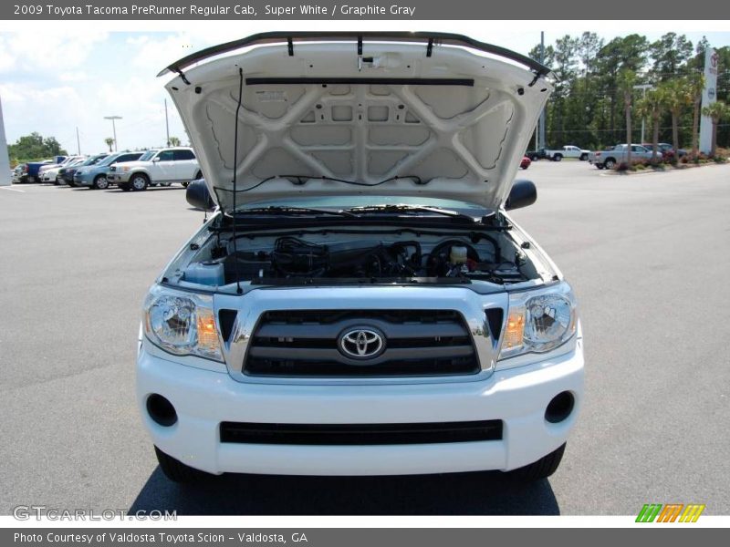 Super White / Graphite Gray 2009 Toyota Tacoma PreRunner Regular Cab
