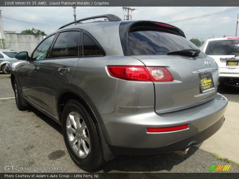 Liquid Platinum Metallic / Graphite 2008 Infiniti FX 35 AWD