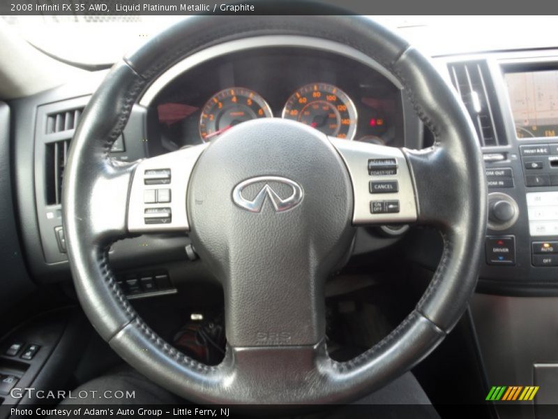 Liquid Platinum Metallic / Graphite 2008 Infiniti FX 35 AWD