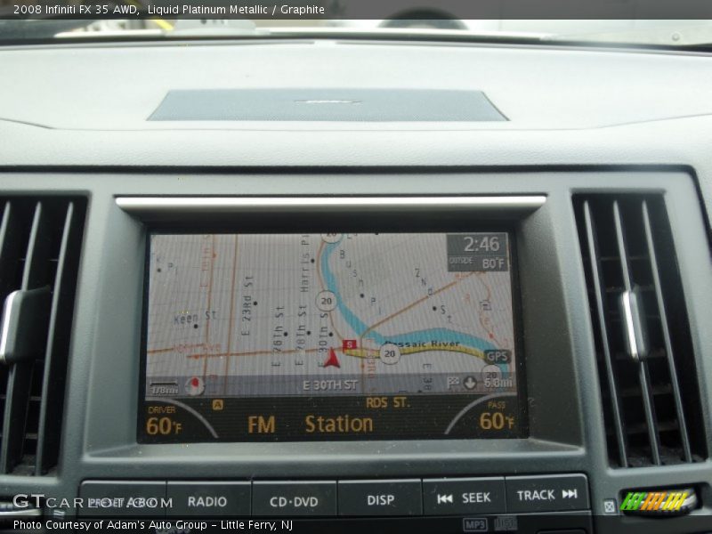 Liquid Platinum Metallic / Graphite 2008 Infiniti FX 35 AWD