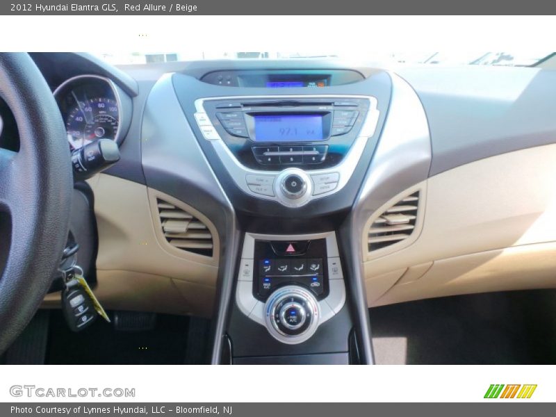 Red Allure / Beige 2012 Hyundai Elantra GLS