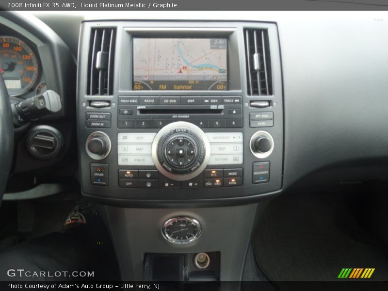 Liquid Platinum Metallic / Graphite 2008 Infiniti FX 35 AWD