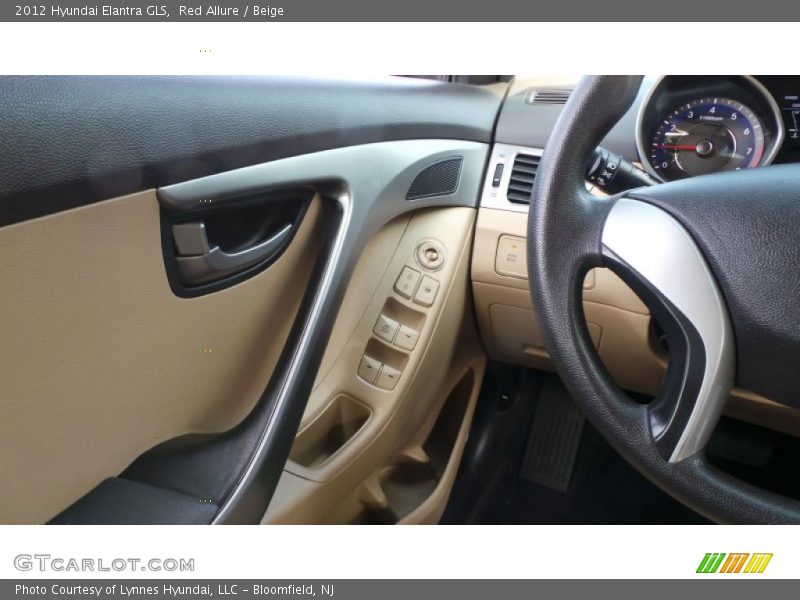 Red Allure / Beige 2012 Hyundai Elantra GLS