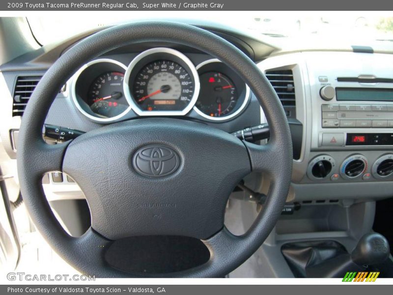 Super White / Graphite Gray 2009 Toyota Tacoma PreRunner Regular Cab