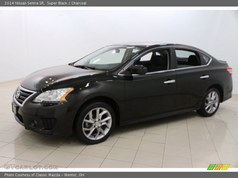 Super Black / Charcoal 2014 Nissan Sentra SR