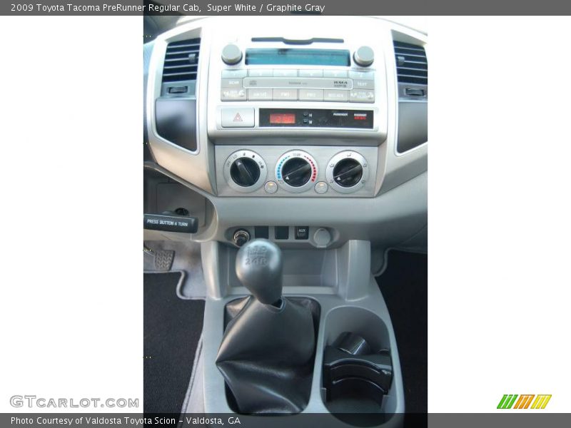 Super White / Graphite Gray 2009 Toyota Tacoma PreRunner Regular Cab