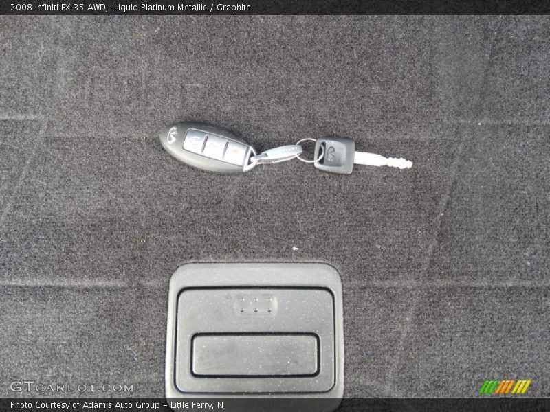 Liquid Platinum Metallic / Graphite 2008 Infiniti FX 35 AWD