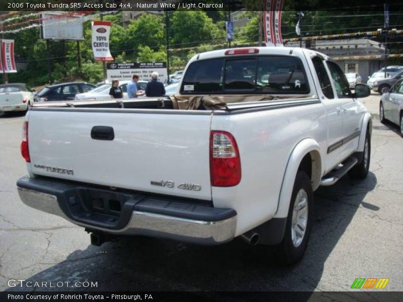 Natural White / Light Charcoal 2006 Toyota Tundra SR5 Access Cab 4x4