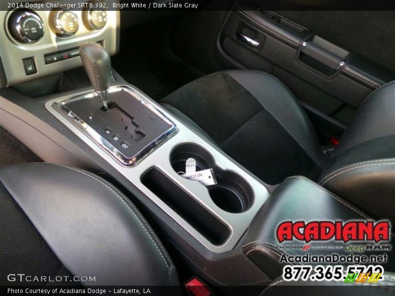 Bright White / Dark Slate Gray 2014 Dodge Challenger SRT8 392