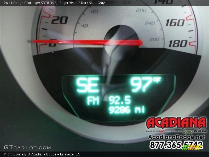 Bright White / Dark Slate Gray 2014 Dodge Challenger SRT8 392