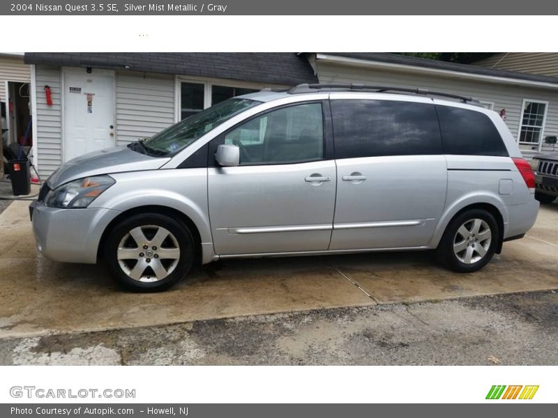 Silver Mist Metallic / Gray 2004 Nissan Quest 3.5 SE