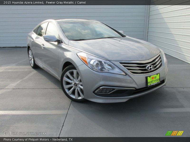 Pewter Gray Metallic / Camel 2015 Hyundai Azera Limited