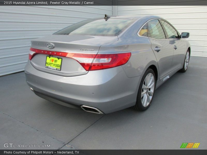 Pewter Gray Metallic / Camel 2015 Hyundai Azera Limited