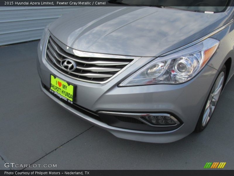 Pewter Gray Metallic / Camel 2015 Hyundai Azera Limited