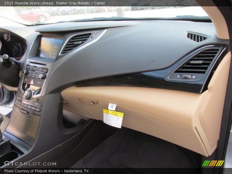 Pewter Gray Metallic / Camel 2015 Hyundai Azera Limited