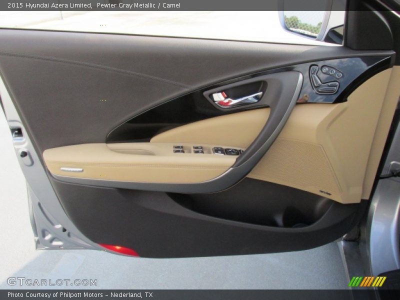 Pewter Gray Metallic / Camel 2015 Hyundai Azera Limited