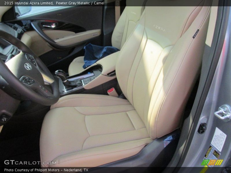 Pewter Gray Metallic / Camel 2015 Hyundai Azera Limited