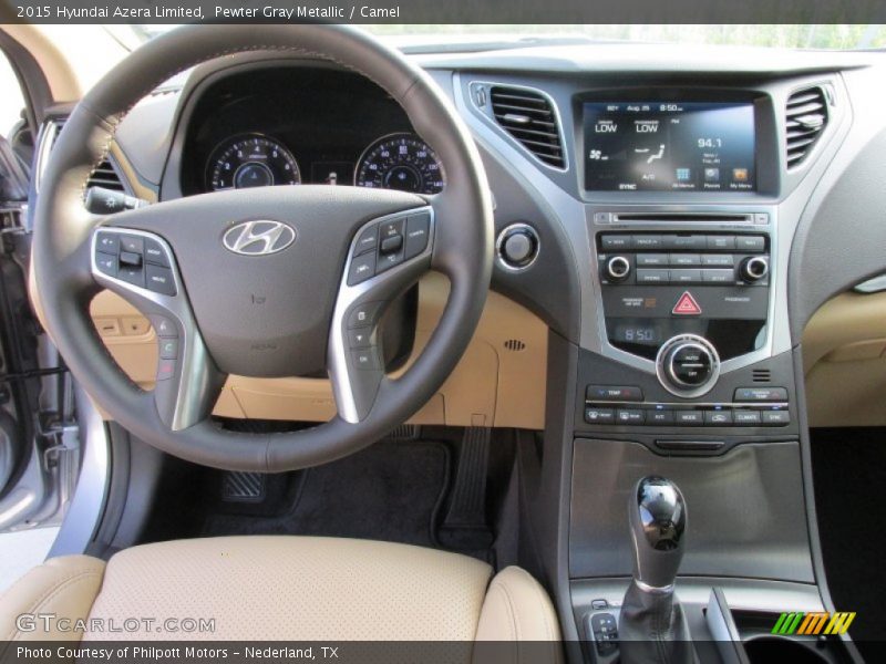 Dashboard of 2015 Azera Limited