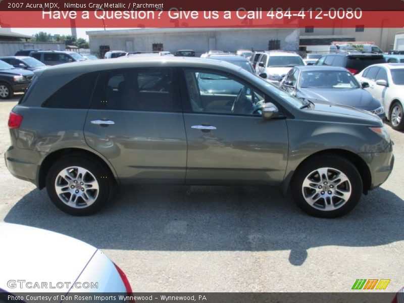 Nimbus Gray Metallic / Parchment 2007 Acura MDX