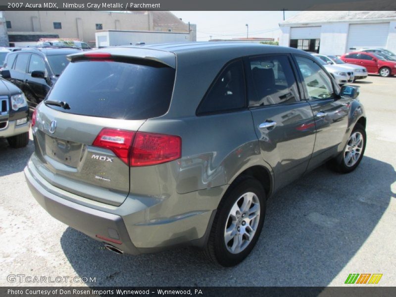 Nimbus Gray Metallic / Parchment 2007 Acura MDX