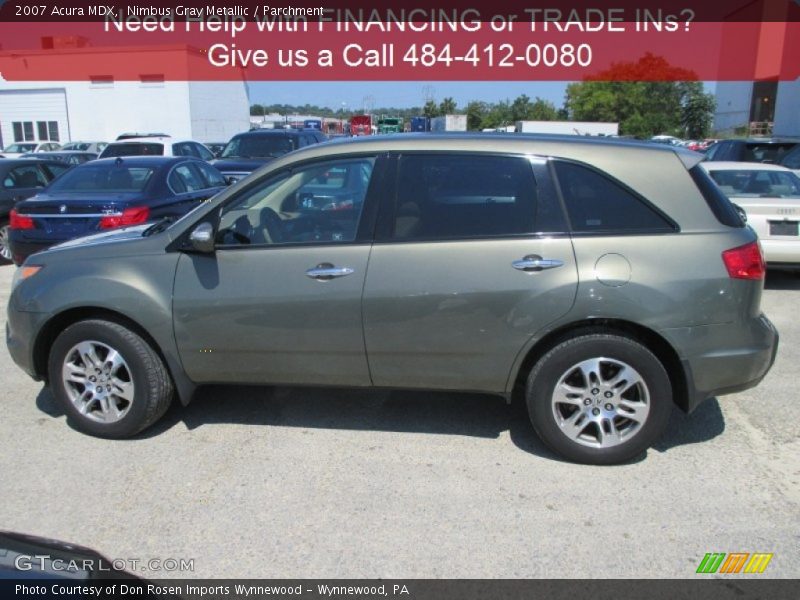 Nimbus Gray Metallic / Parchment 2007 Acura MDX