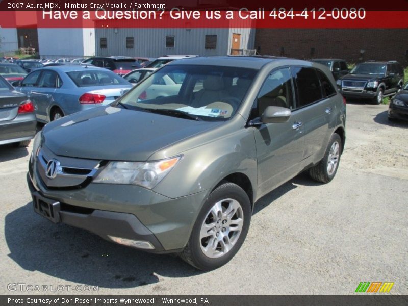 Nimbus Gray Metallic / Parchment 2007 Acura MDX