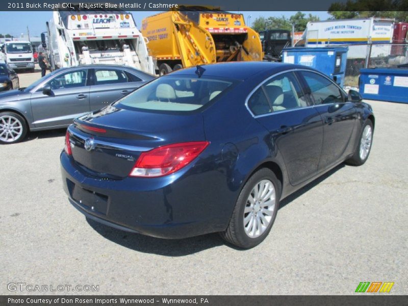 Majestic Blue Metallic / Cashmere 2011 Buick Regal CXL