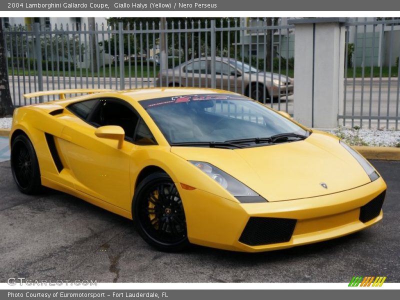 Giallo Halys (Yellow) / Nero Perseus 2004 Lamborghini Gallardo Coupe