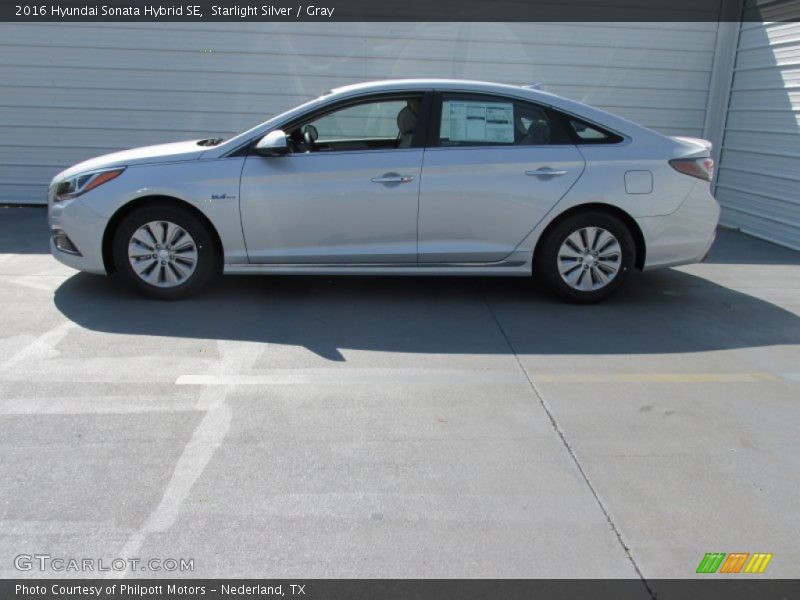 Starlight Silver / Gray 2016 Hyundai Sonata Hybrid SE