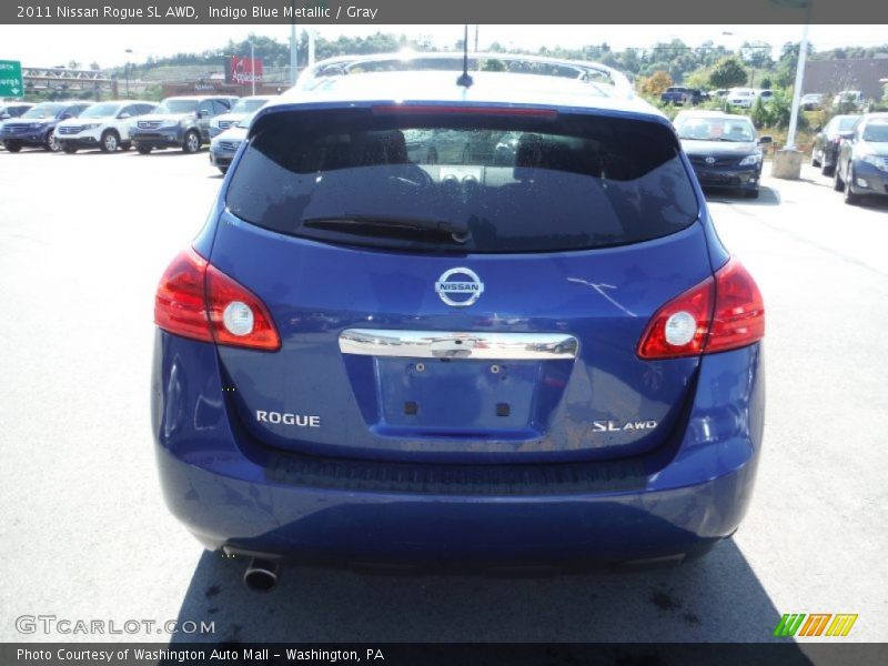 Indigo Blue Metallic / Gray 2011 Nissan Rogue SL AWD
