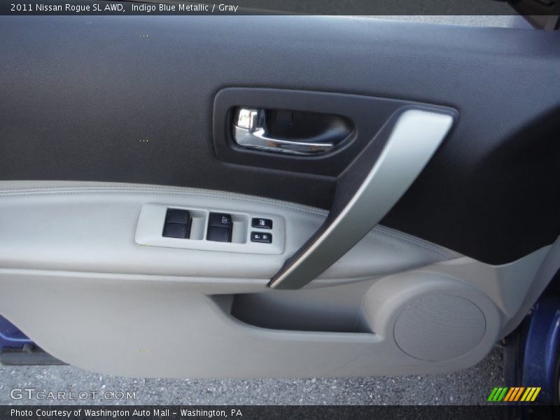 Indigo Blue Metallic / Gray 2011 Nissan Rogue SL AWD