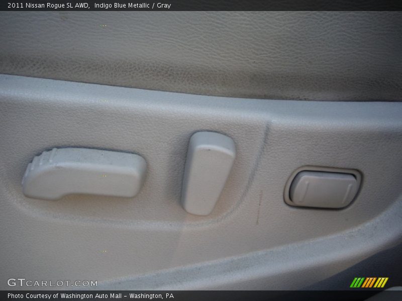 Indigo Blue Metallic / Gray 2011 Nissan Rogue SL AWD