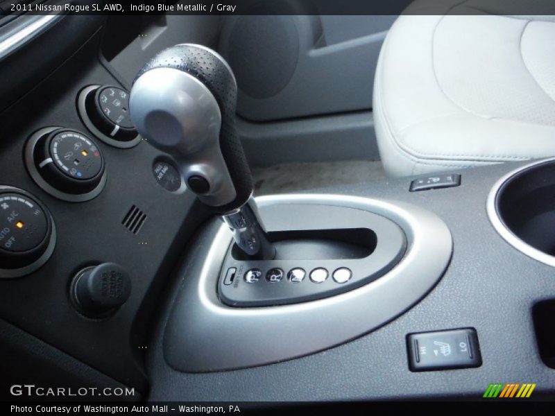 Indigo Blue Metallic / Gray 2011 Nissan Rogue SL AWD